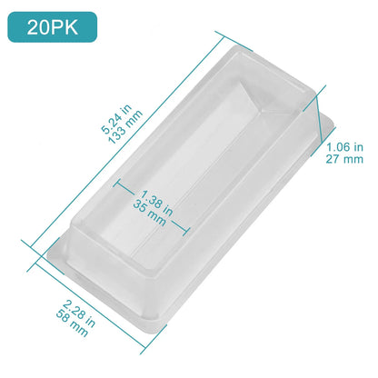 Plastic Sample Reservoirs Aspiration Trough, 20 Pcs Pipette-Reservoir