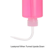 Side view and dimensional layout of the durable StonyLab LDPE Wash Bottle