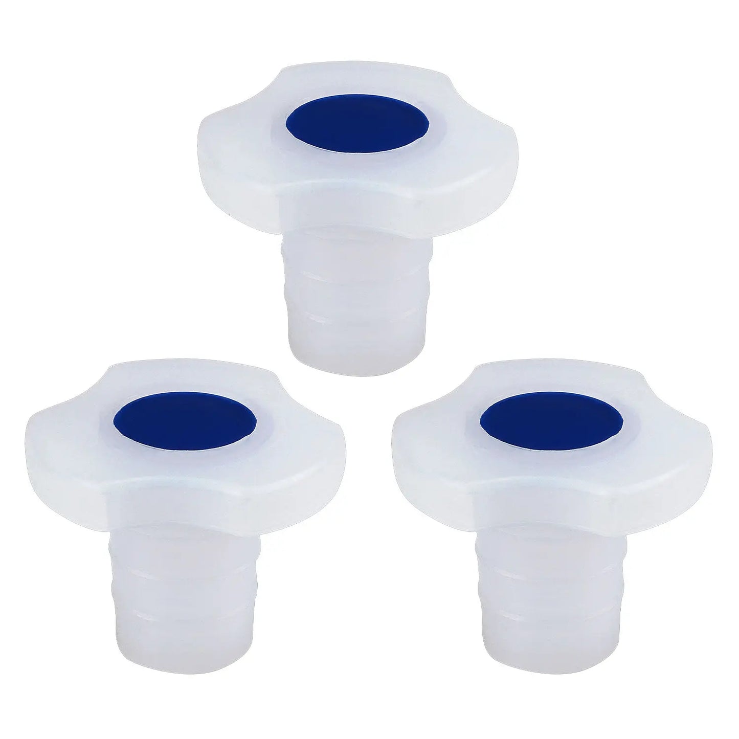 Plastic Stoppers, 3 pack Stoppers