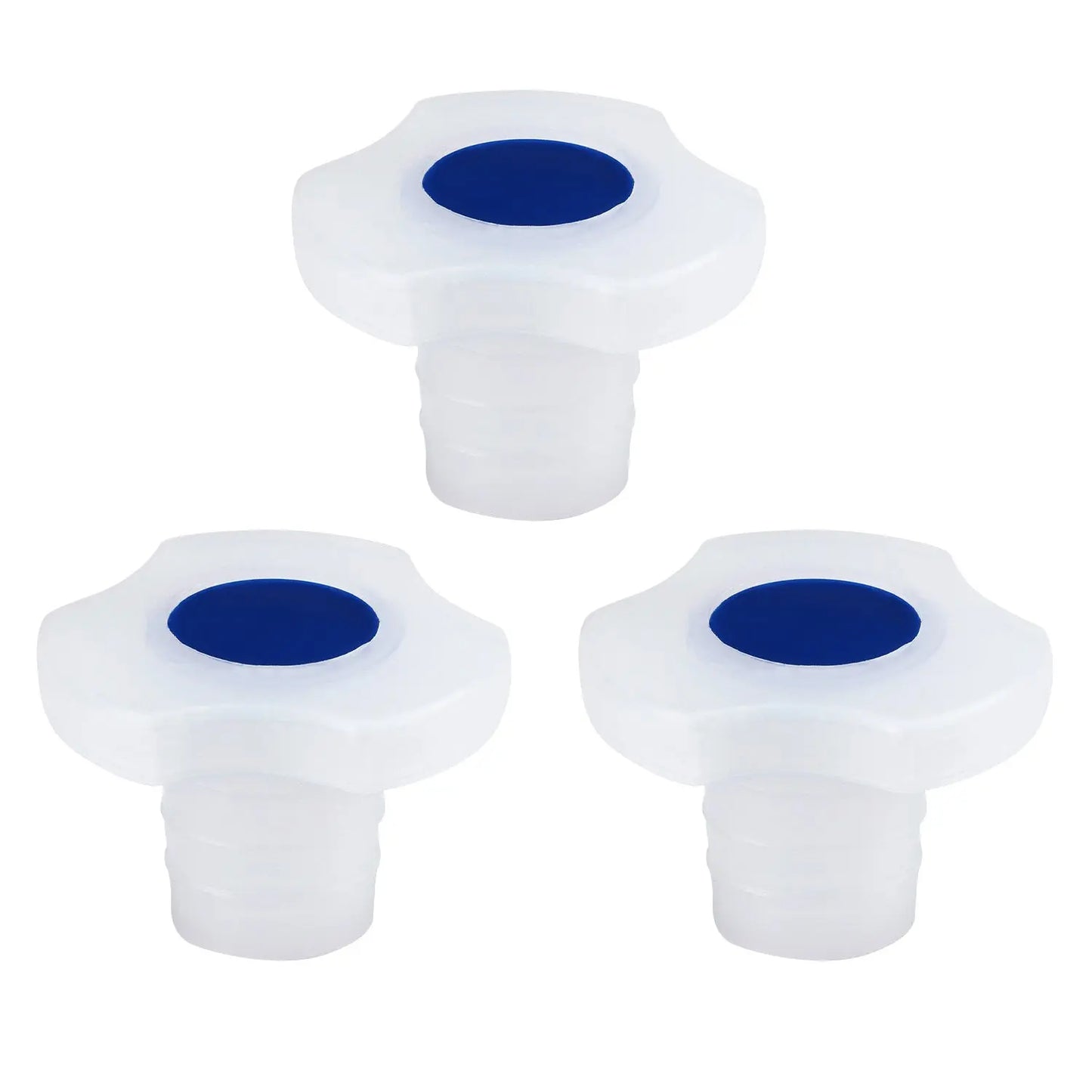 Plastic Stoppers, 3 pack Stoppers 24-29