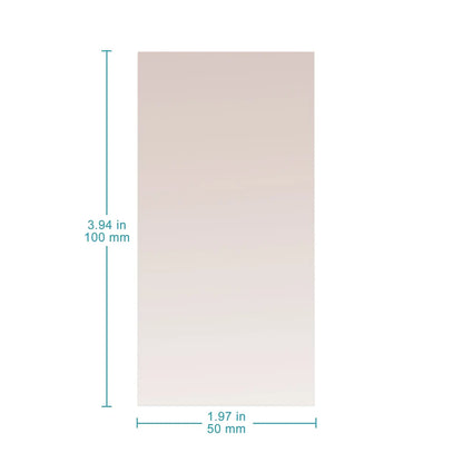Platinized Titanium Mesh/Sheet Electrode, 50 x 100 x 1 mm, for Electrolysis Anode or Cathode Pt-Ti