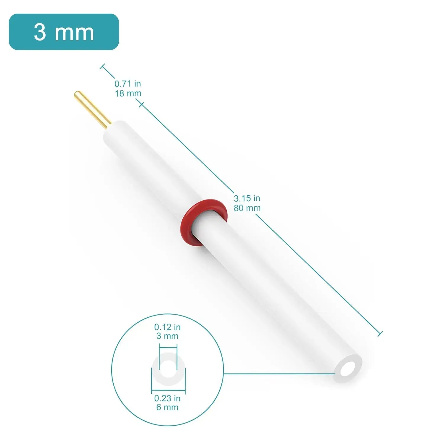 StonyLab Platinum Disk Electrode heavy duty chemical processing configuration