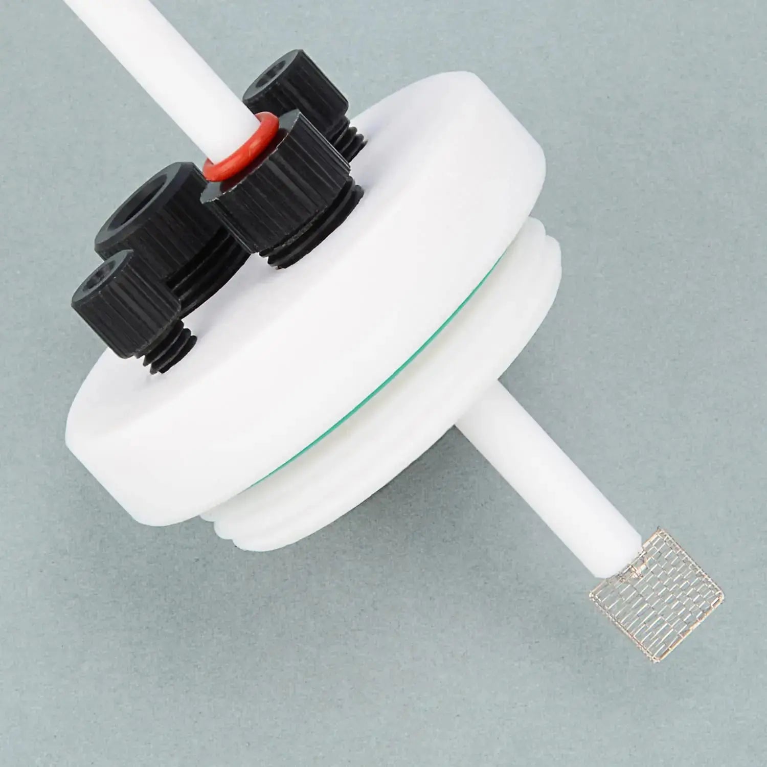 Detailed structural assembly component for StonyLab Platinum Mesh Electrode