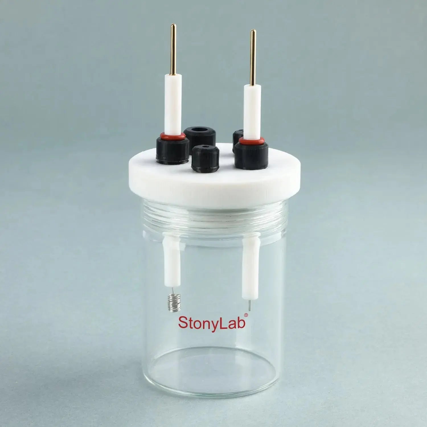 Alternative angle showing underlying build quality of StonyLab Platinum Ring Electrode