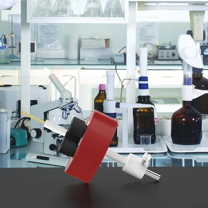 Platinum Sheet Cylindrical Electrode Holder, Pt Sheet Conductive Substrate, 0.1-6mm Clampable Diameter, 99.99% Purity, SGS Certified - GDMS Tested Electrode-Holder