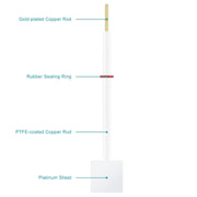 StonyLab Platinum Sheet Electrode heavy duty chemical processing configuration