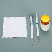 Detailed structural assembly component for StonyLab Polishing Cloth