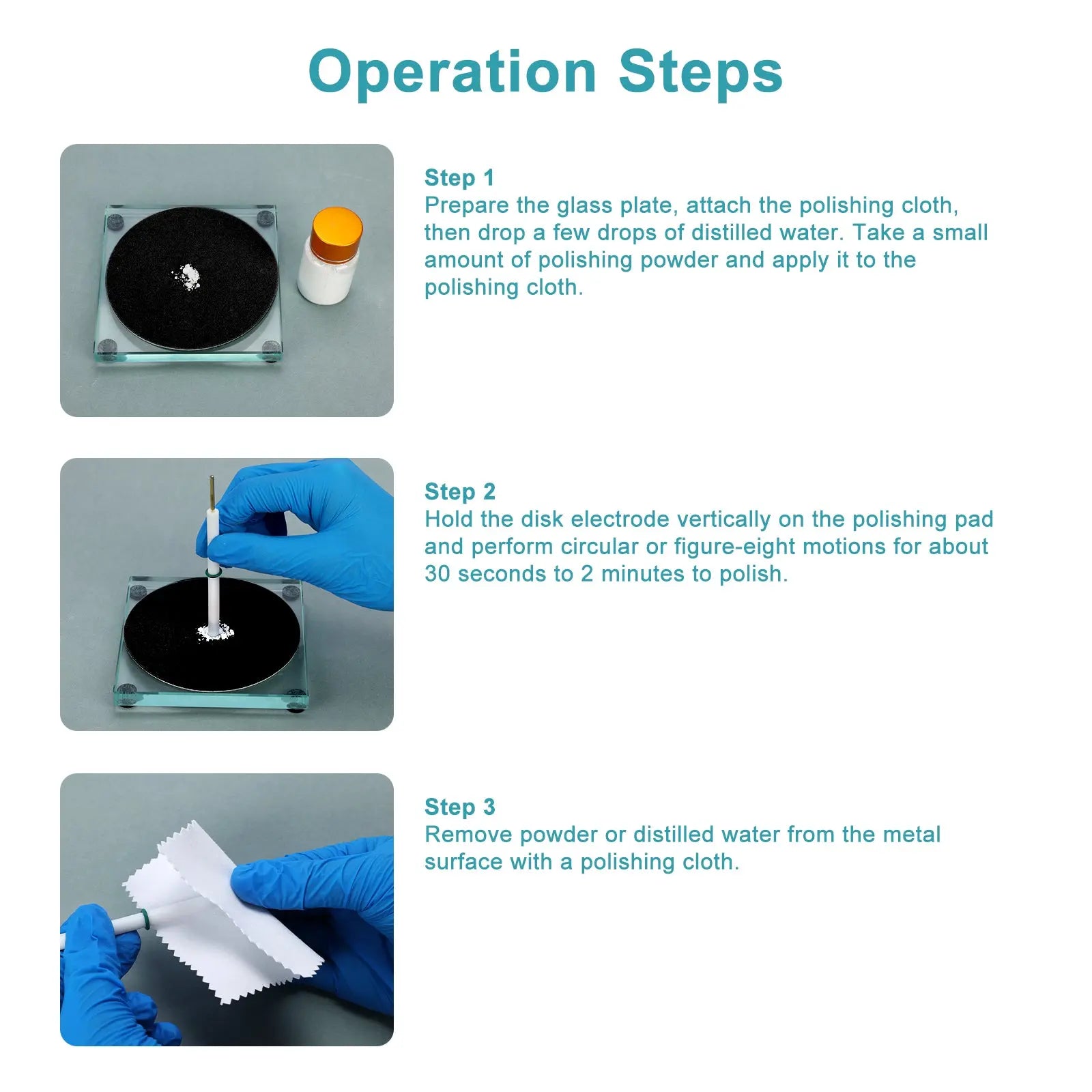 Alternative angle showing underlying build quality of StonyLab Polishing Cloth