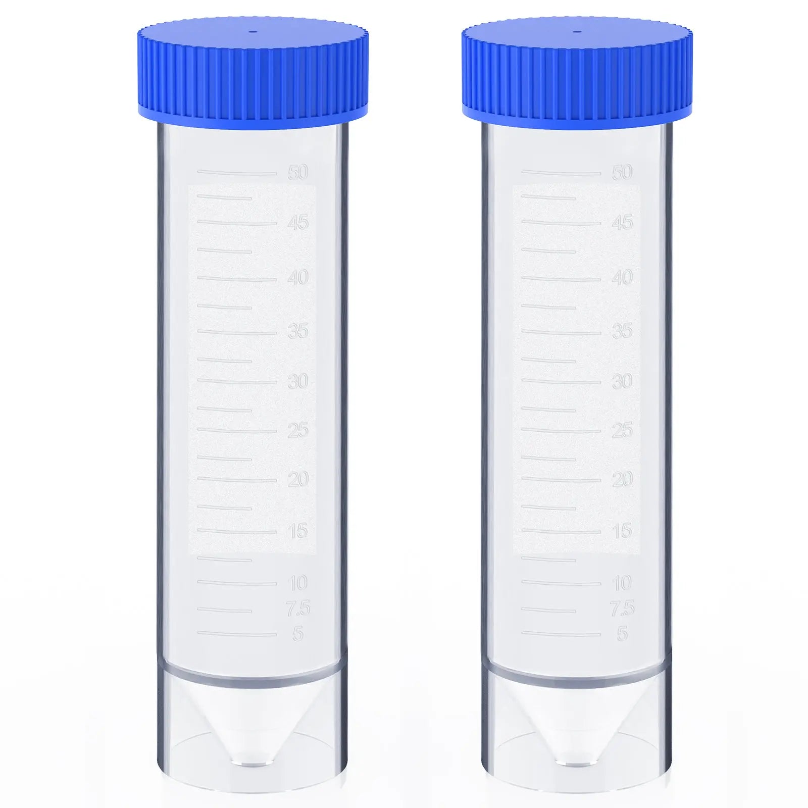 50 ml PP self-standing centrifuge tubes with screw caps conical bottom laboratory sample tubes 25-pack StonyLab