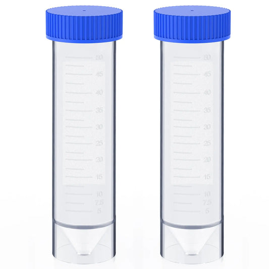 50 ml PP self-standing centrifuge tubes with screw caps conical bottom laboratory sample tubes 25-pack StonyLab