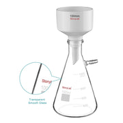 Comprehensive product view and setup components for StonyLab Porcelain Buchner Funnel Filtration Kits