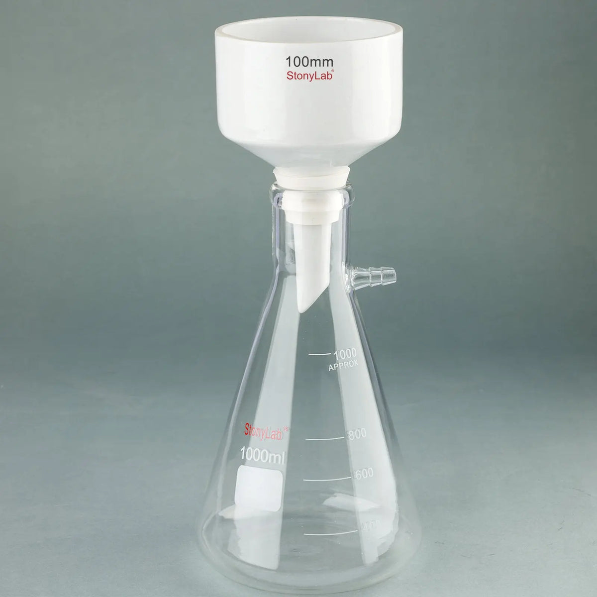 Lab Funnel Filter Buchner Filtration Buchner Filter Flask With Side Arm 24/29