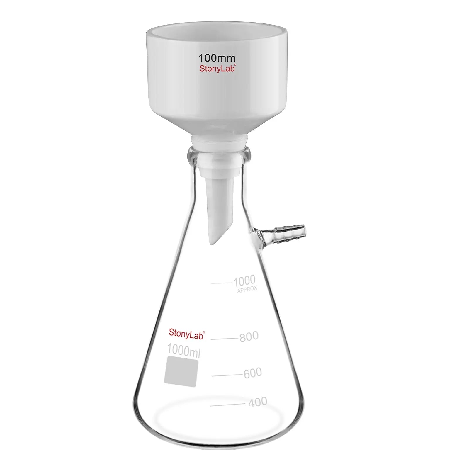 StonyLab Porcelain Buchner Funnel Filtration Kits for professional laboratory applications