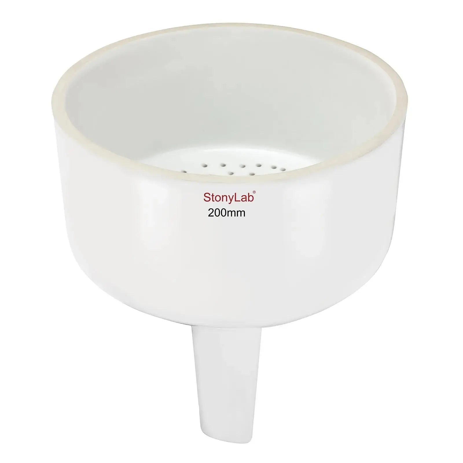 Comprehensive product view and setup components for StonyLab Porcelain Buchner Funnel