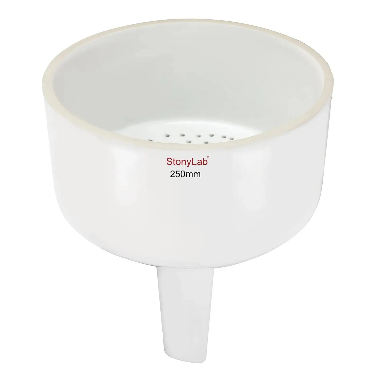 Comprehensive product view and setup components for StonyLab Porcelain Buchner Funnel