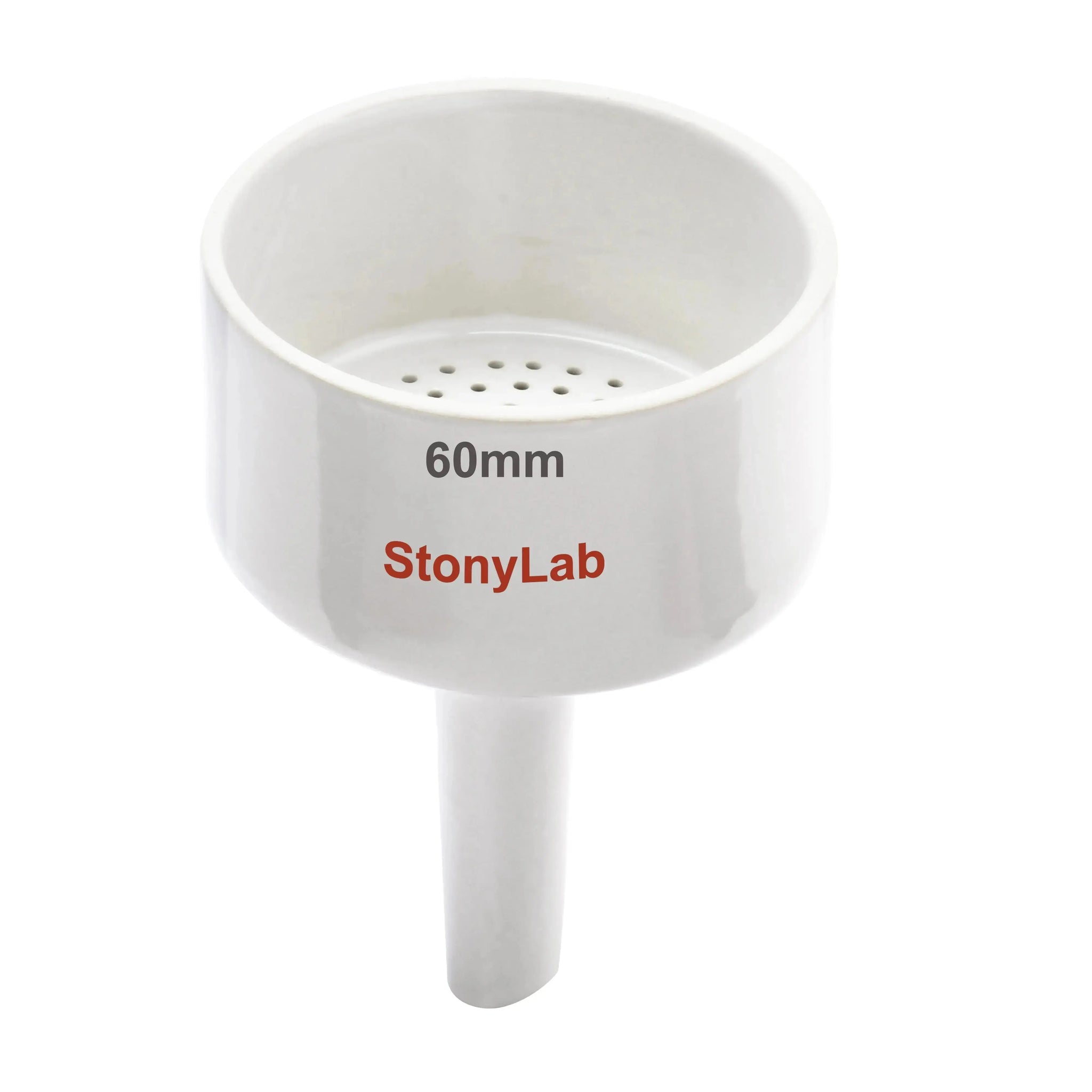 Comprehensive product view and setup components for StonyLab Porcelain Buchner Funnel
