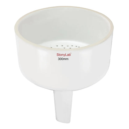 Porcelain Buchner Funnel, O.D 80 mm - 300 mm Funnels-Buchner