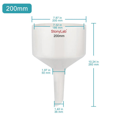 Porcelain Buchner Funnel, O.D 80 mm - 300 mm Funnels-Buchner