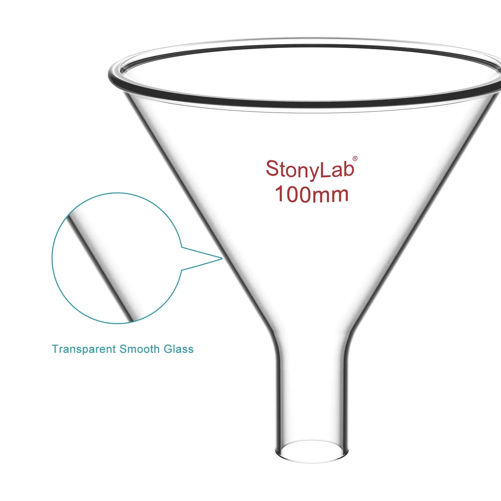 StonyLab Powder Funnel heavy duty chemical processing configuration