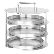 Close-up view showing the precise design and material of StonyLab Pre-Freezing Rack - for Gland Type