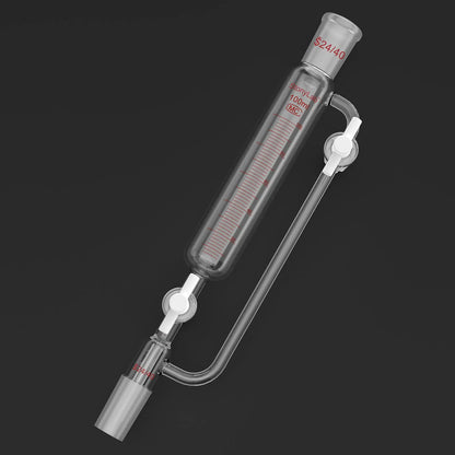 Pressure Equalizing Graduated Addition Funnel, 24/40 Joints, 2 PTFE Stopcock, 60-100 ml Funnels-Pressure Equalizing Addition
