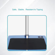 Comprehensive product view and setup components for StonyLab Programmable Overhead Stirrer with 4.3 in LCD Touchscreen
