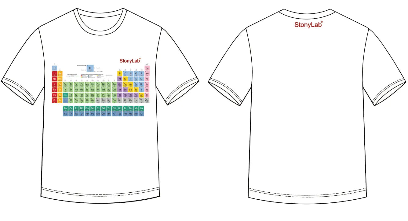 Pure Cotton T-Shirt with Periodic Table Graphic T-Shirt