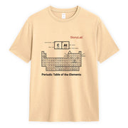 StonyLab Pure Cotton T-Shirt with Periodic Table Graphic heavy duty chemical processing configuration