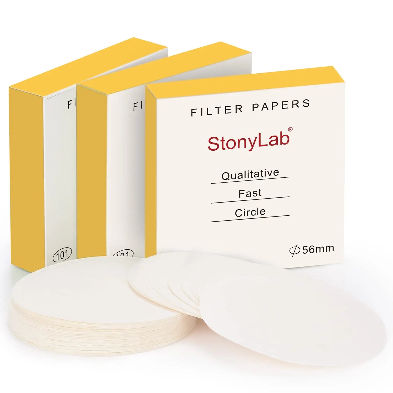 Comprehensive product view and setup components for StonyLab Qualitative Filter Paper