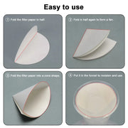 Side view and dimensional layout of the durable StonyLab Qualitative Filter Paper