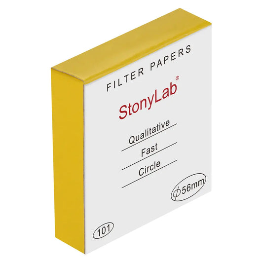 Qualitative Filter Paper, Fast Speed, 100 Packs - StonyLab Filter Papers 46-mm