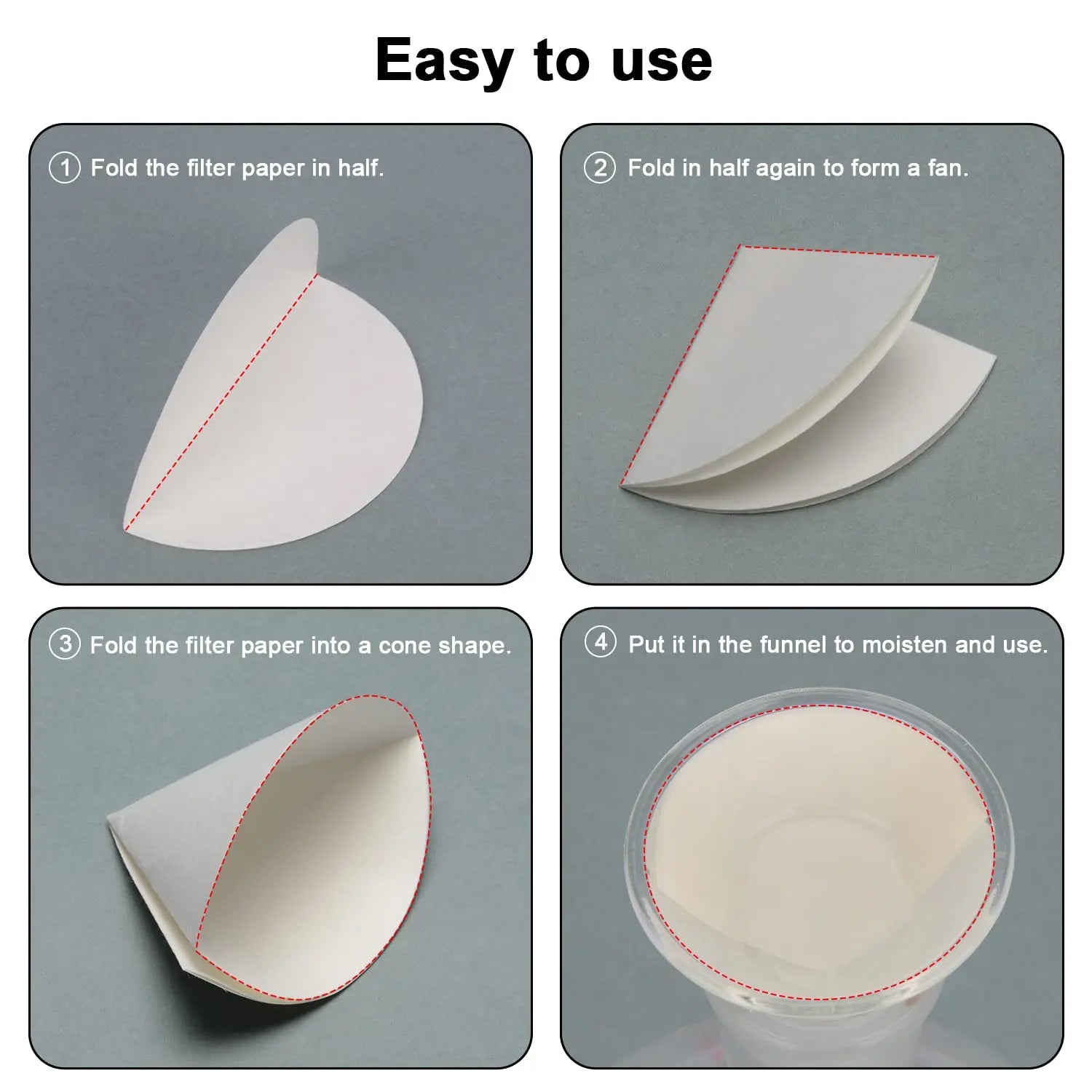 StonyLab Quantitative Filter Paper heavy duty chemical processing configuration