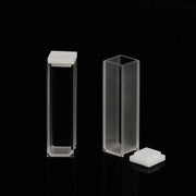 Side view and dimensional layout of the durable StonyLab Quartz Cuvette