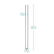 Close-up view showing the precise design and material of StonyLab Quartz Glass Test Tube