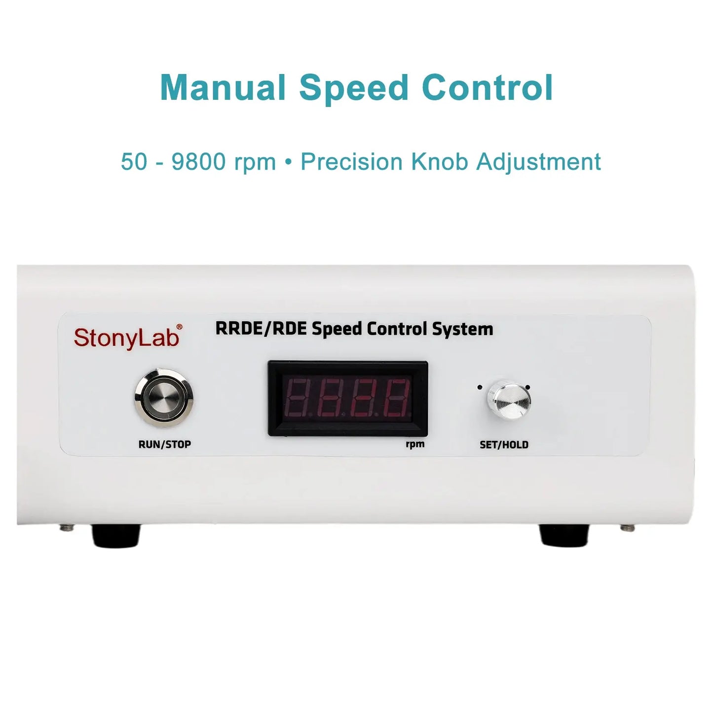 RRDE/RDE Rotating Electrode System, 50-9800 rpm Closed-Loop Speed Control, External Workstation Control, Compatible with Threaded Electrodes Electrode Rotators