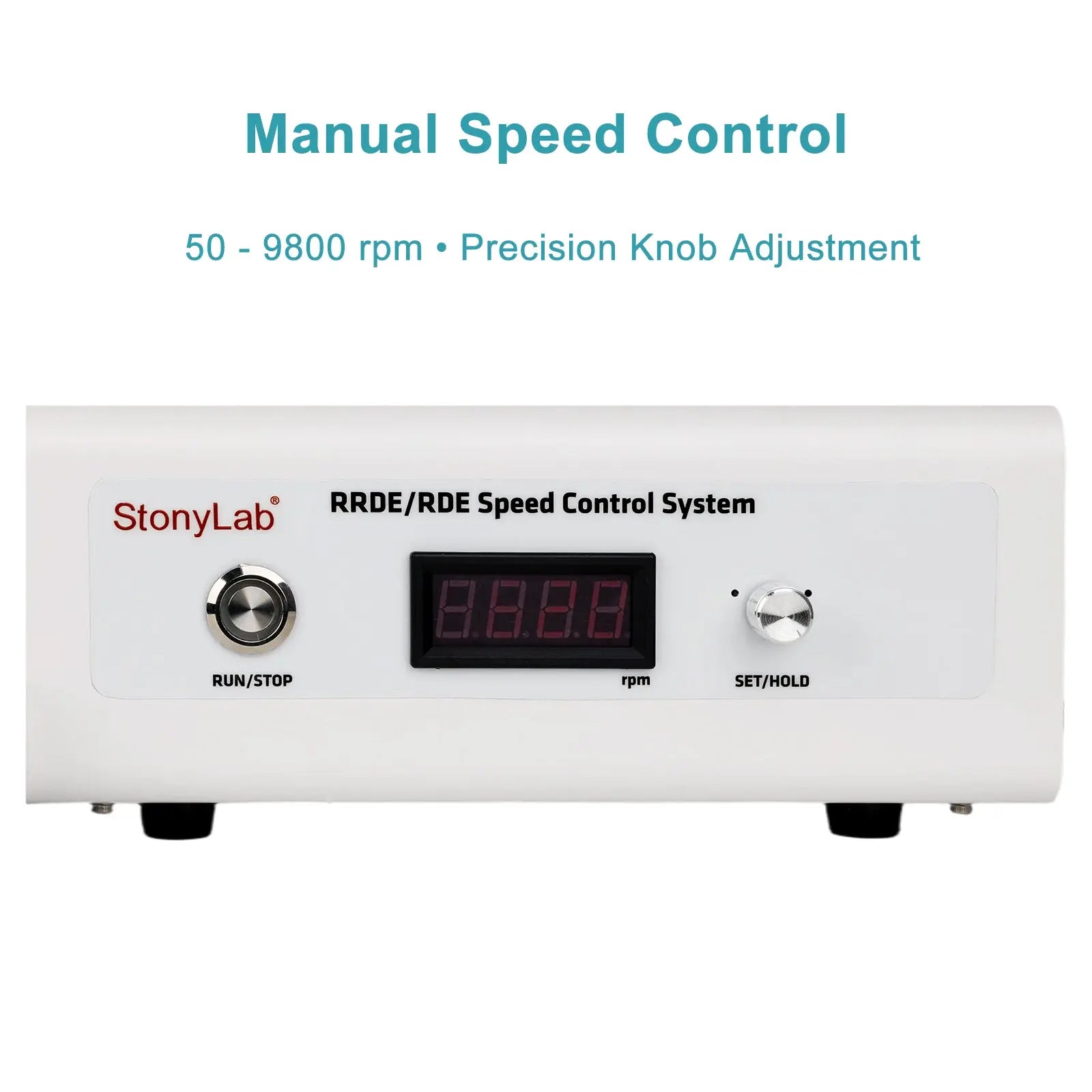 RRDE/RDE Rotating Electrode System, 50-9800 rpm Closed-Loop Speed Control, External Workstation Control, Compatible with Threaded Electrodes Electrode Rotators