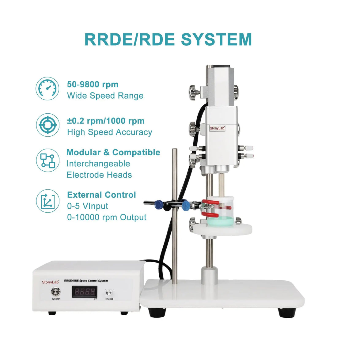 RDE/RRDE Rotating Electrode System | StonyLab