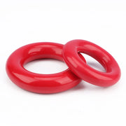 Side view and dimensional layout of the durable StonyLab Red Flask Ring