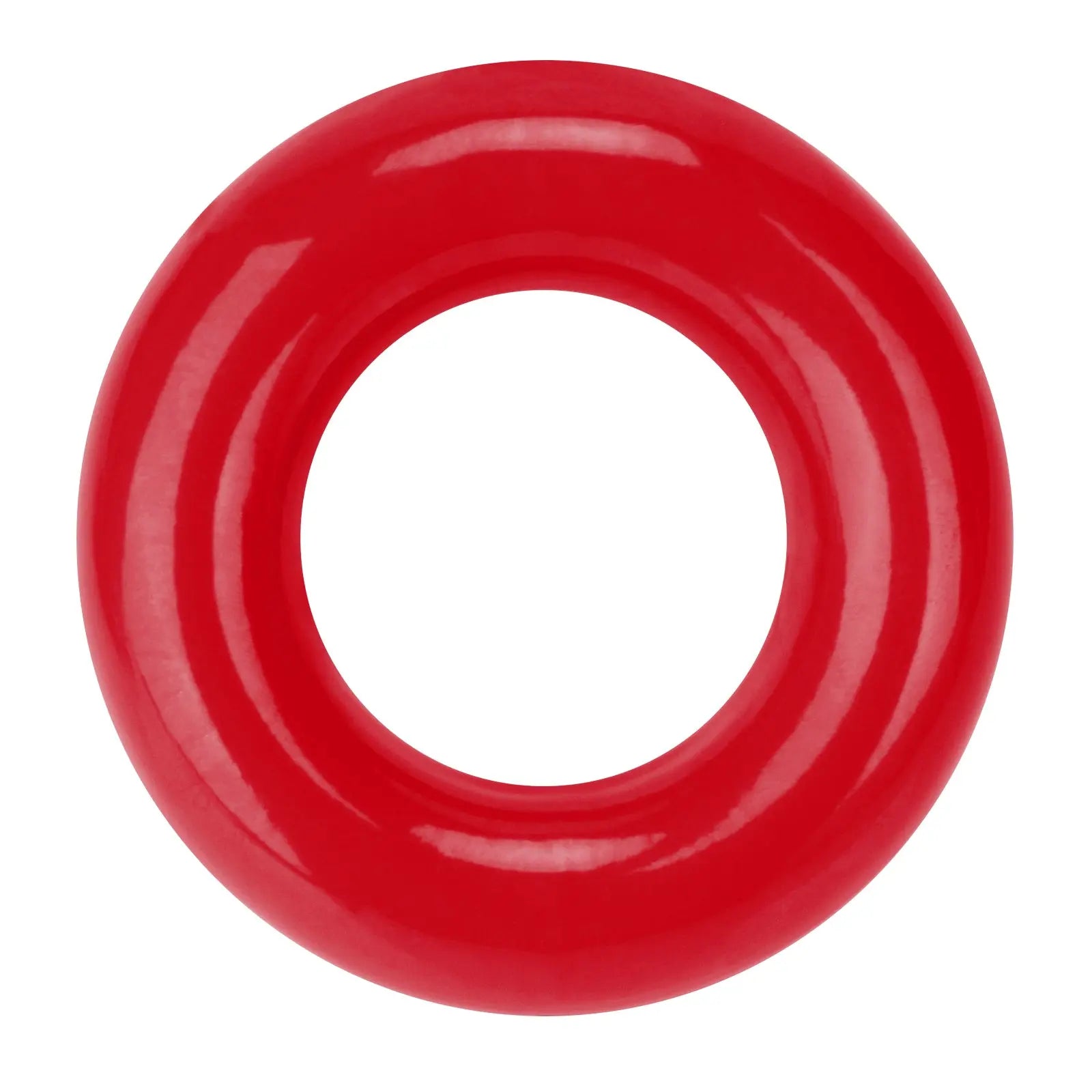 Alternative angle showing underlying build quality of StonyLab Red Flask Ring