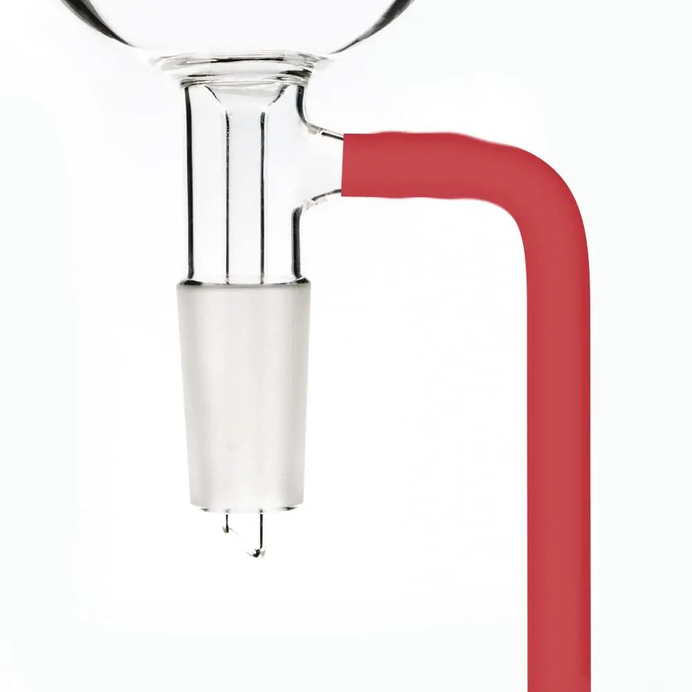 Side view and dimensional layout of the durable StonyLab Red Vacuum Rubber Tubing