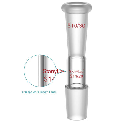 Reducing Connecting Adapter, 10/30 Outer to 14/20 Inner Joint Adapters-Connecting