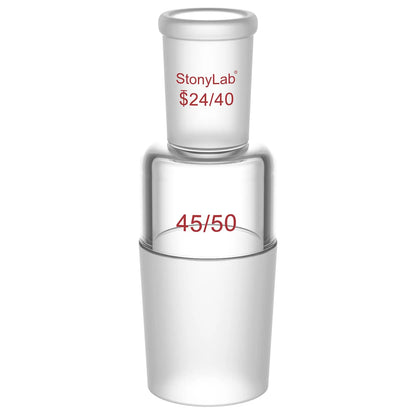 Reducing Connecting Adapter, 24/40 Outer to 45/50 Inner Joint Adapters-Connecting