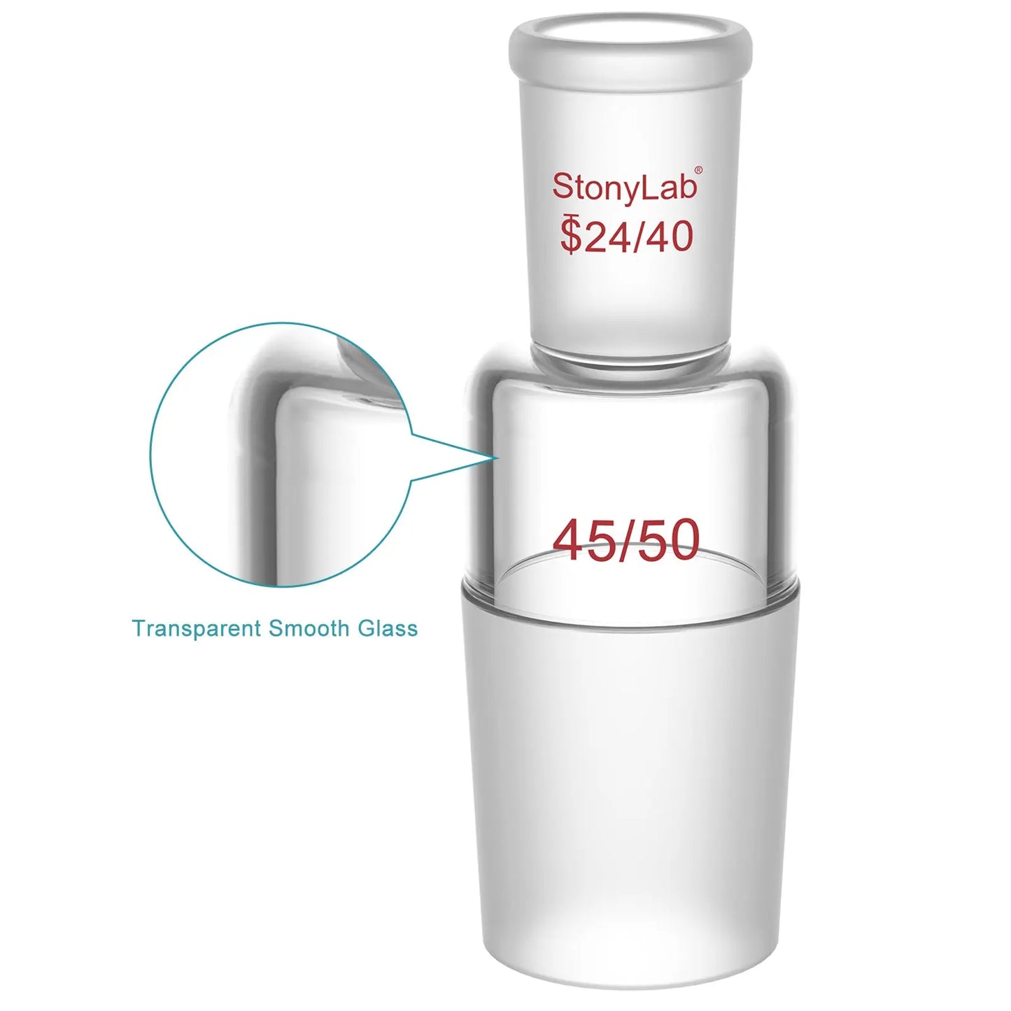 Reducing Connecting Adapter, 24/40 Outer to 45/50 Inner Joint Adapters-Connecting