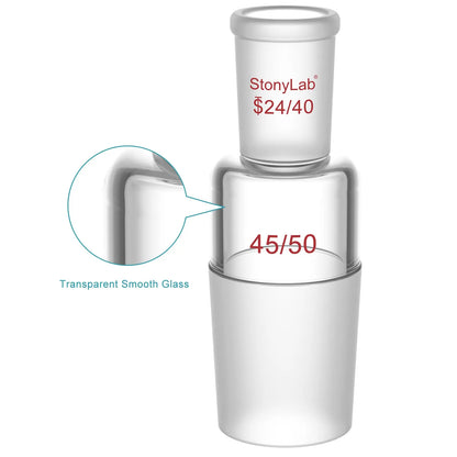Reducing Connecting Adapter, 24/40 Outer to 45/50 Inner Joint Adapters-Connecting