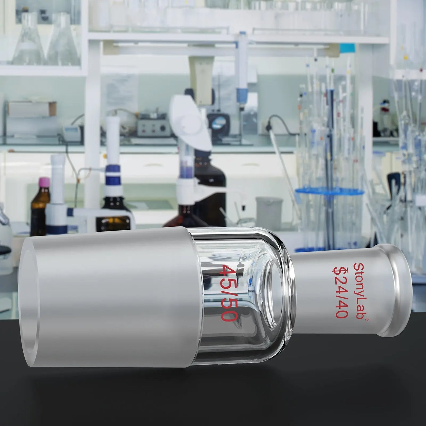 Reducing Connecting Adapter, 24/40 Outer to 45/50 Inner Joint Adapters-Connecting