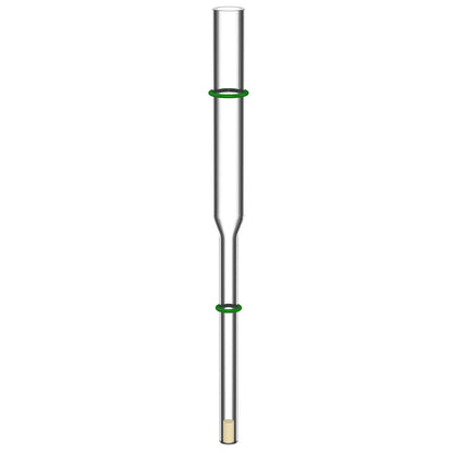 Reducing Electrochemical Salt Bridge for Reference Electrodes, Glass Luggin Capillary Bridge Tube, 6 mm Tip