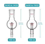 Close-up view showing the precise design and material of StonyLab Rotary Evaporator Bump Trap