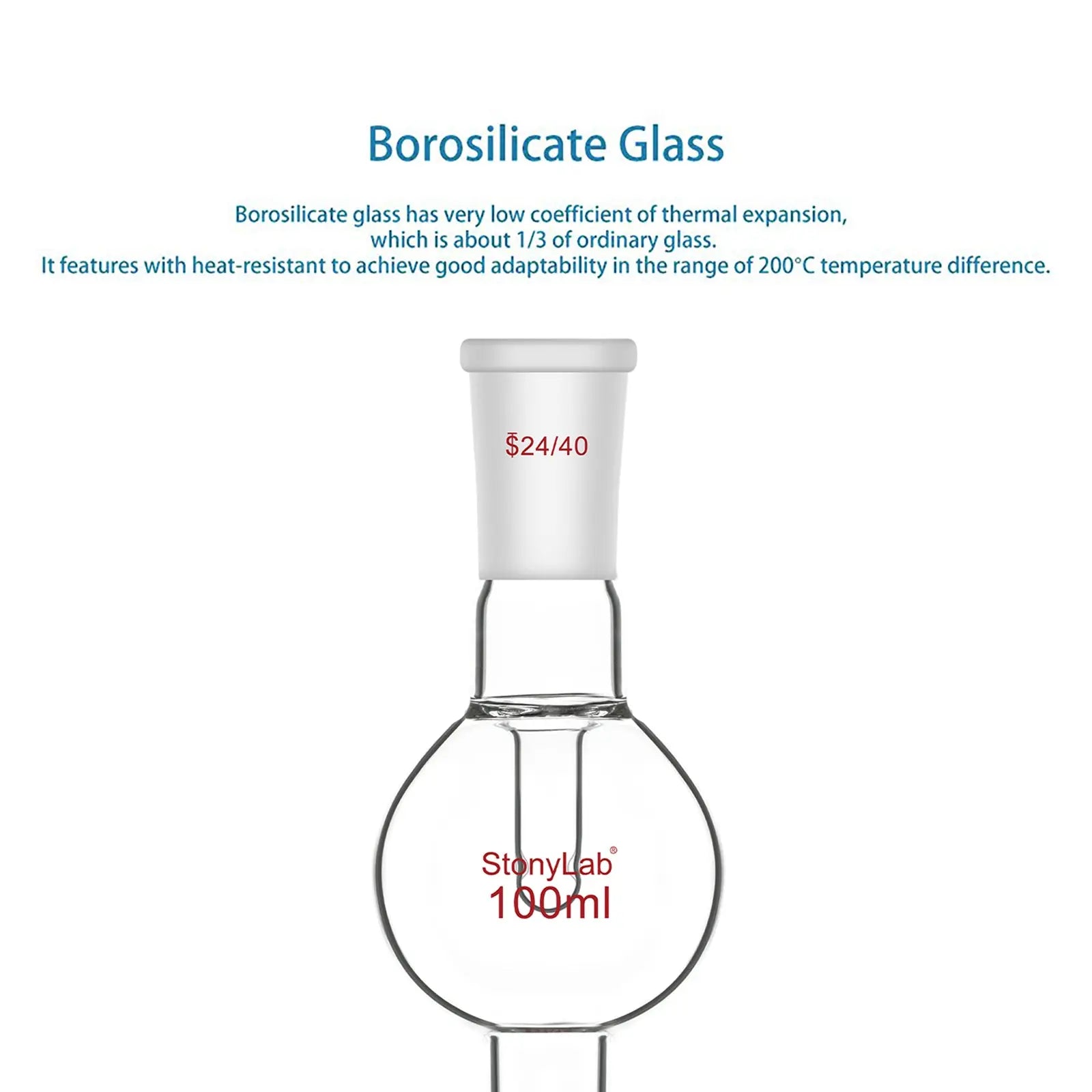 StonyLab Rotary Evaporator Bump Trap heavy duty chemical processing configuration