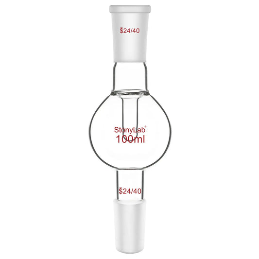 Rotary Evaporator Bump Trap, Modified, 24/40 Female Joint to 24/40 Male Joint Adapters-Distilling
