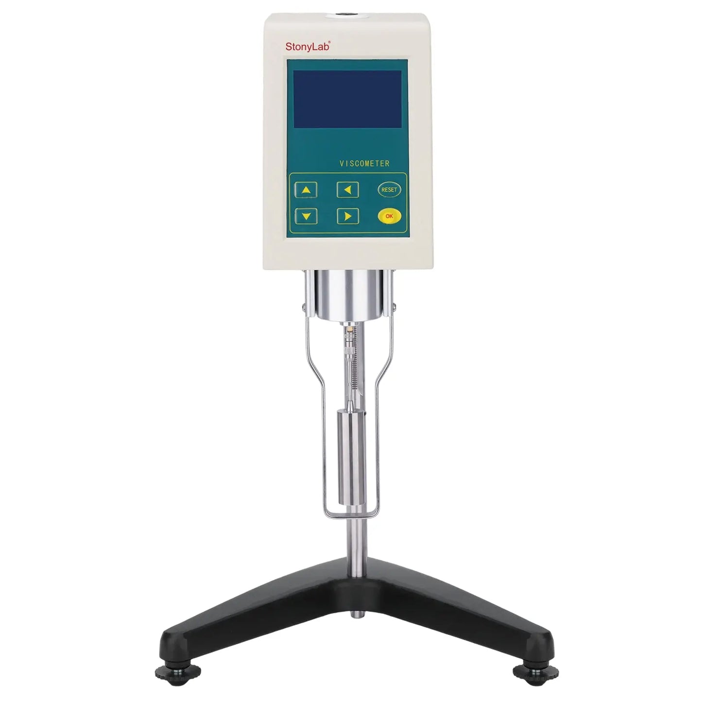 Rotational Viscometer, 1–1×10⁵ mPa·s Range, ±2% F.S., 4 Spindles Viscometer